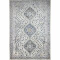 Bashian 7 ft. 6 in. x 9 ft. 6 in. Sevilla Collection Polypropylene & Polyester Power Loom Area Rug Ivory S234-IV-76X96-SV2002